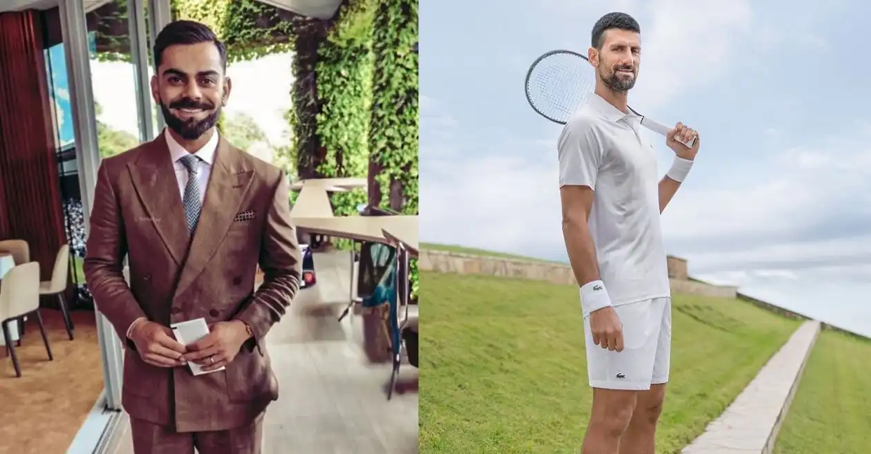 Virat Kohli applauds Novak Djokovic’s heroics at Wimbledon, Tennis great responds with class