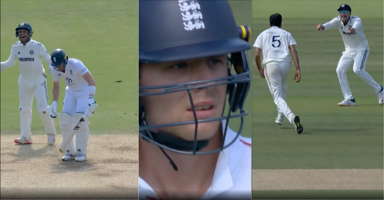 ENG vs IND [WATCH]: Washington Sundar cleans up Jamie Smith with a ripper on Day 4 of Lord’s Test