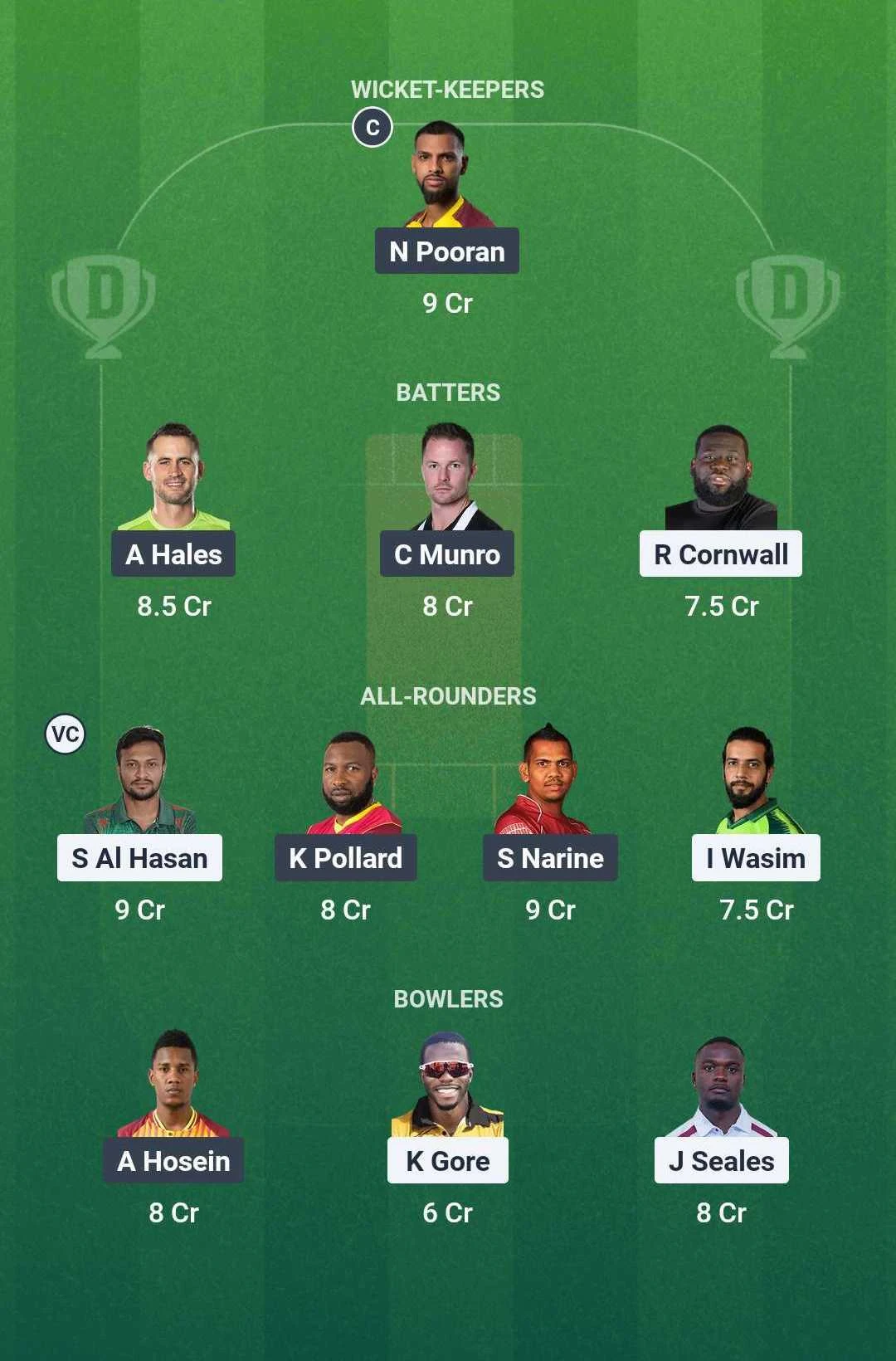 ABF vs TKR Dream11 Team for today's match (August 20, 11:00 pm GMT)