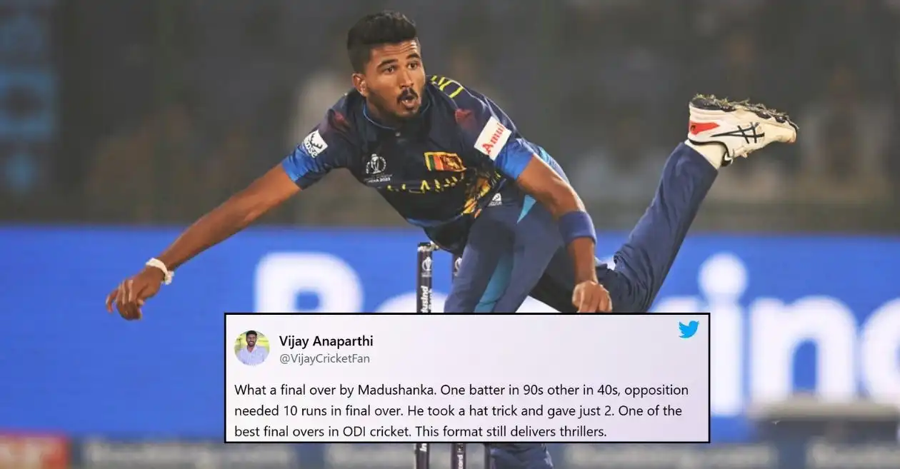 Fans react as Dilshan Madushanka’s last-over hat-trick guides Sri Lanka to a thrilling win over Zimbabwe in 1st ODI