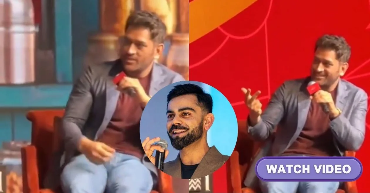 Cricket icon MS Dhoni reveals 3 unique off-field qualities of Virat Kohli; video goes viral