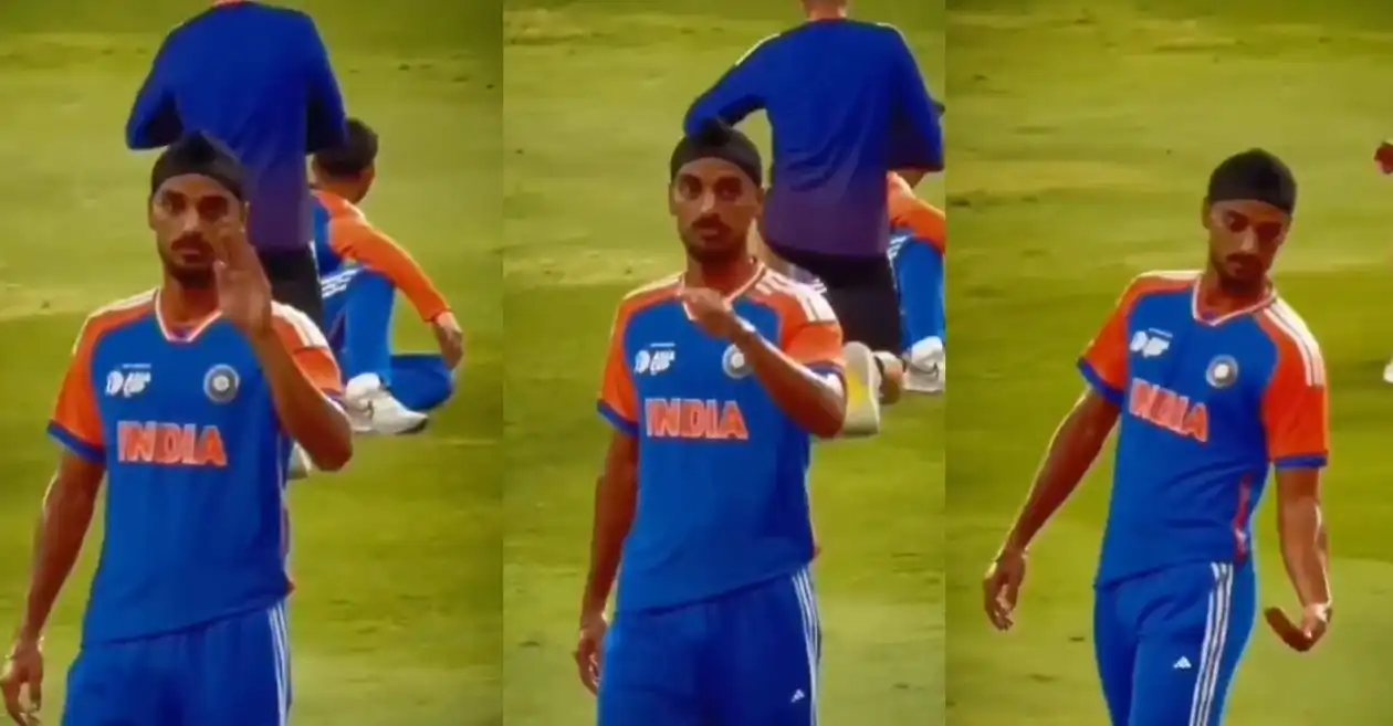 Asia Cup 2025 [WATCH]: Arshdeep Singh brutally trolls Haris Rauf with fighter-jet gesture after India beat Pakistan in Super 4 clash
