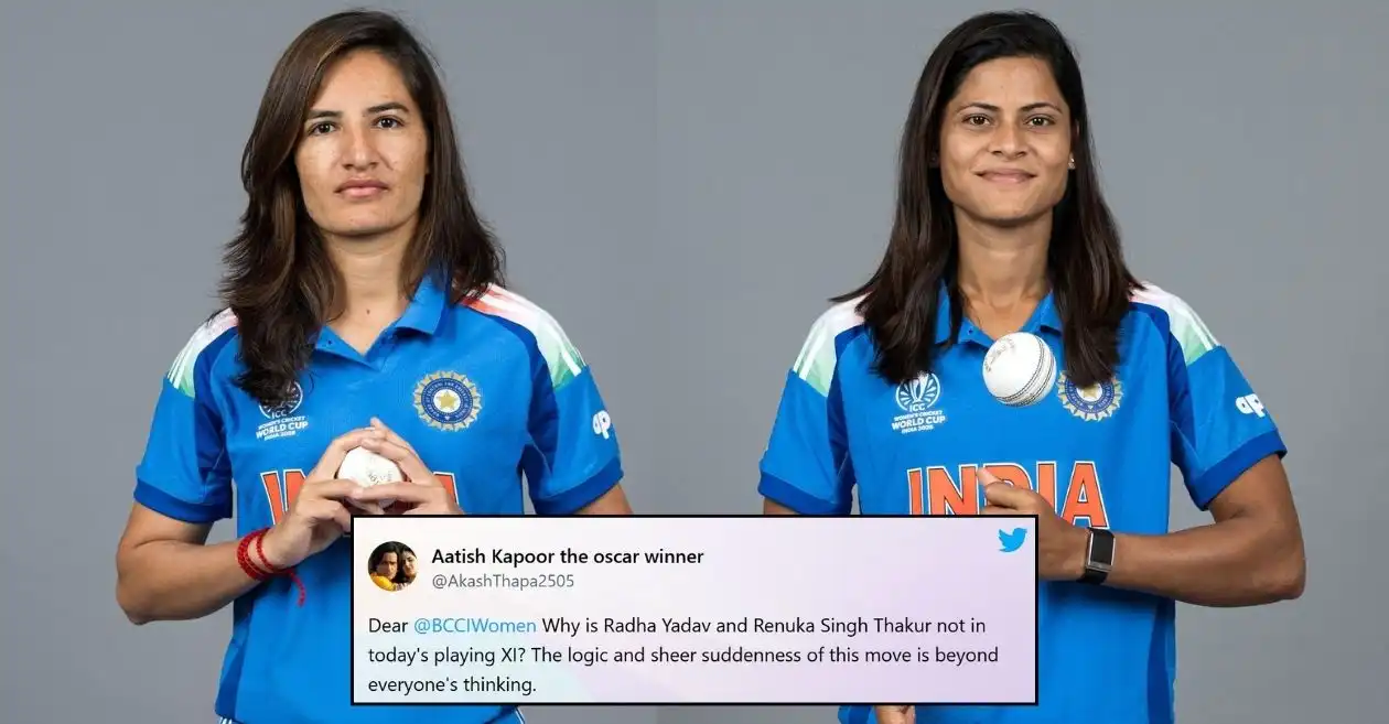 Women’s World Cup 2025: Fans react as India exclude Renuka Thakur and Radha Yadav from playing XI in the first game against Sri Lanka