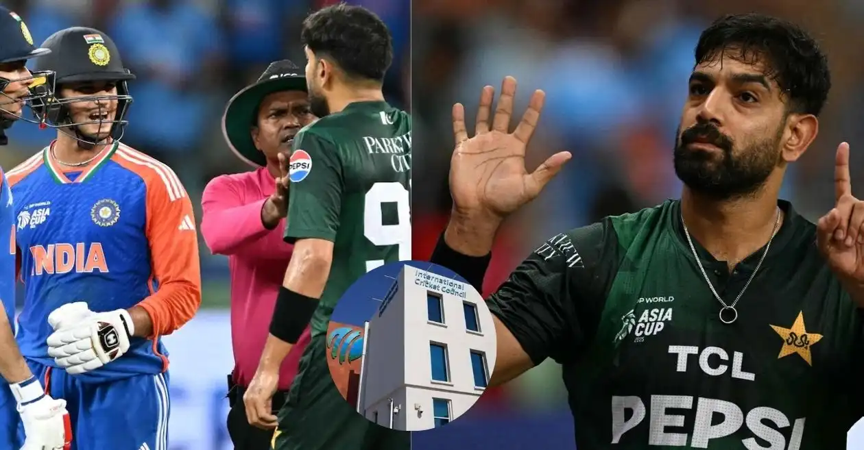 Asia Cup 2025: ICC takes action against Pakistan pacer Haris Rauf for his provocative gestures against India
