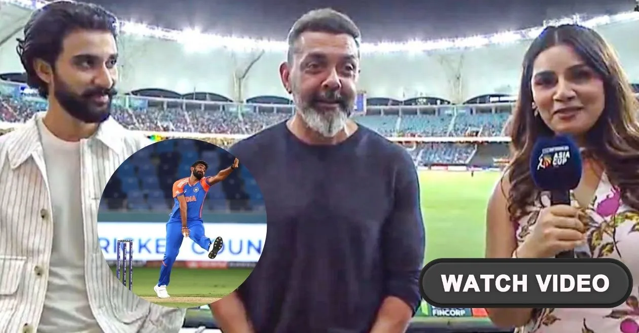 Asia Cup 2025 [WATCH]: Jasprit Bumrah gets a special shoutout from wife Sanjana Ganesan with Bollywood twist during IND vs BAN clash