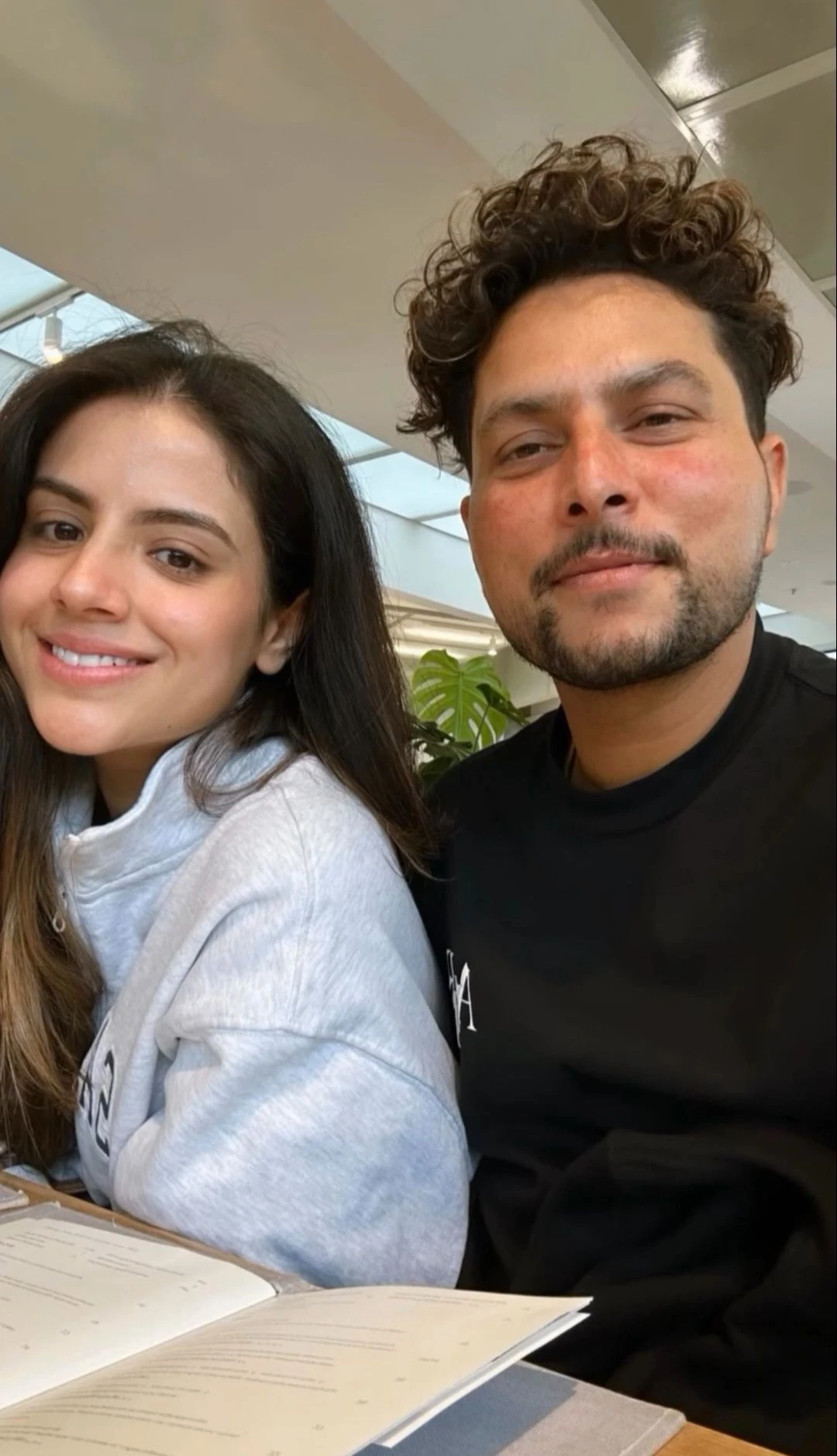 Kuldeep Yadav with his childhood love Vanshika