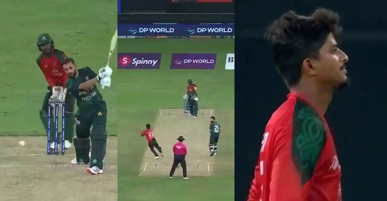 WATCH: Mahedi Hasan plucks a brilliant catch to dismiss Mohammad Haris in PAK vs BAN Asia Cup 2025 clash