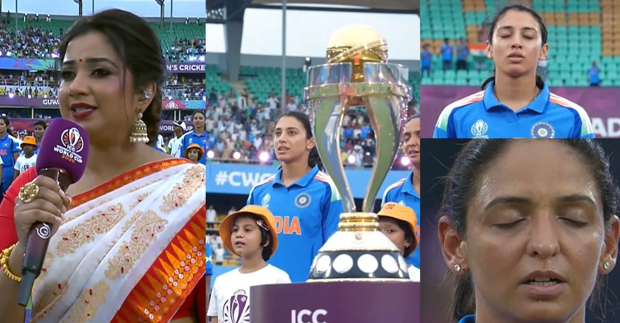 Women’s World Cup [WATCH]: Shreya Ghoshal’s soulful rendition of national anthem sparks patriotism ahead of IND-W vs SL-W game