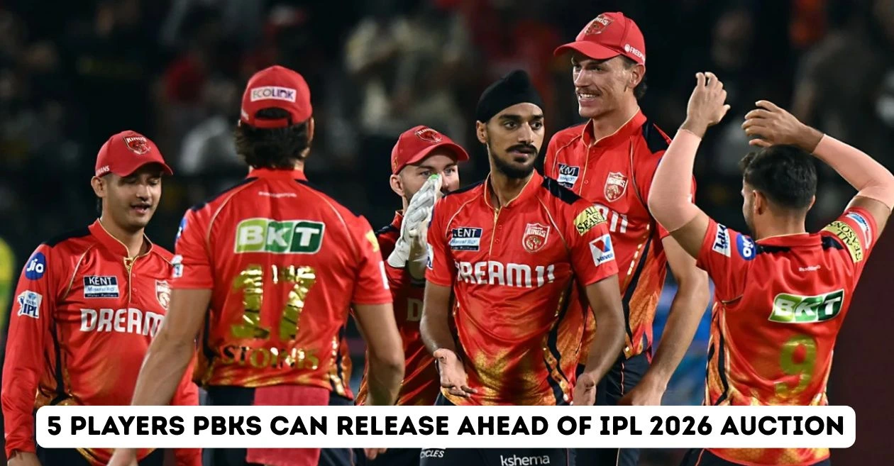 Punjab Kings: 5 players PBKS can release ahead of IPL 2026 auction