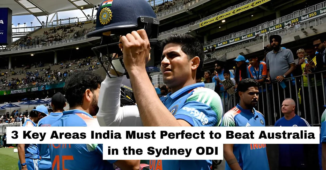 AUS vs IND: 3 key things India must get right to achieve win in the Sydney ODI vs Australia