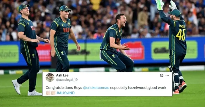 Fans erupt as Josh Hazlewood’s bowling brilliance propels Australia to emphatic win over India in 2nd T20I Fans erupt as Josh Hazlewood’s bowling brilliance propels Australia to emphatic win over India in 2nd T20I