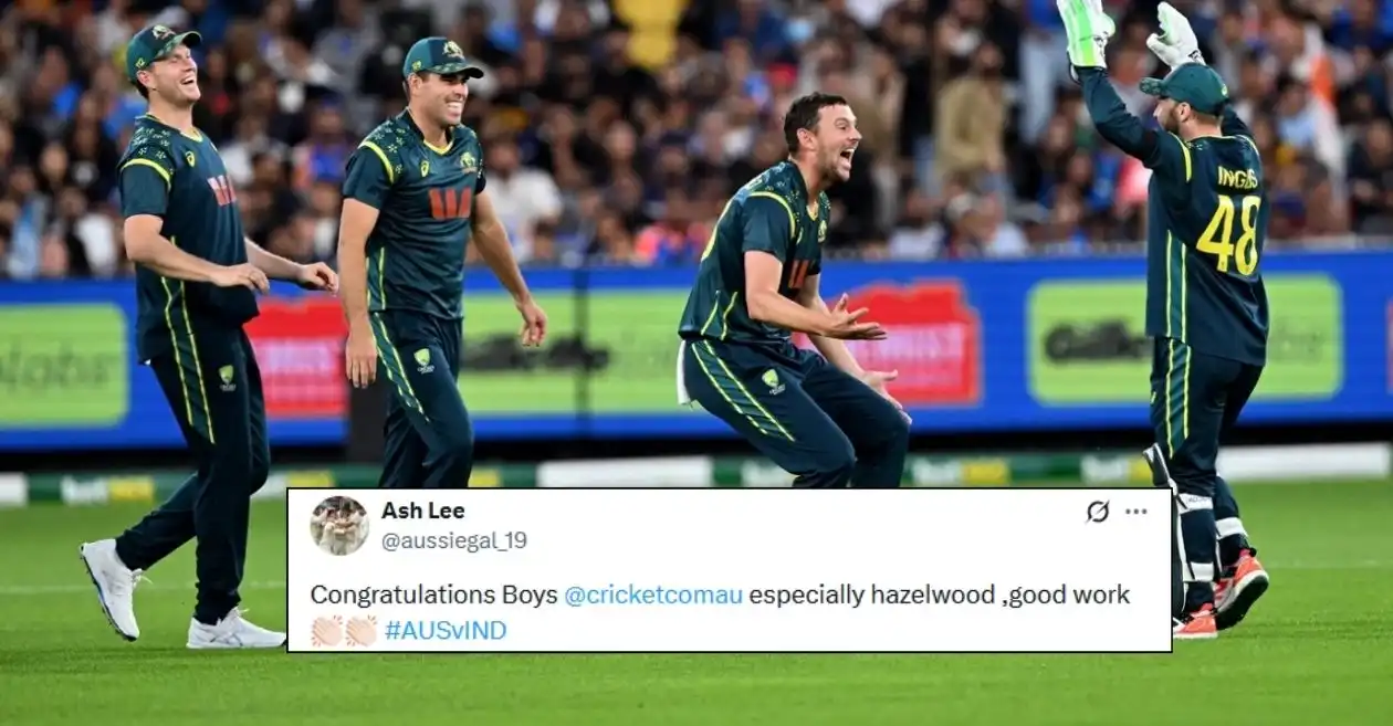 Fans erupt as Josh Hazlewood’s bowling brilliance propels Australia to emphatic win over India in 2nd T20I