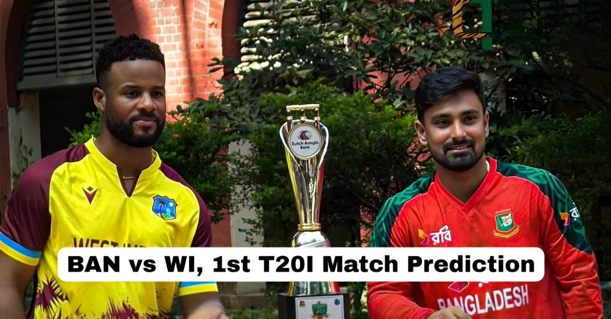 BAN vs WI, 1st T20I Match Prediction: Who will win today’s game between Bangladesh and West Indies?
