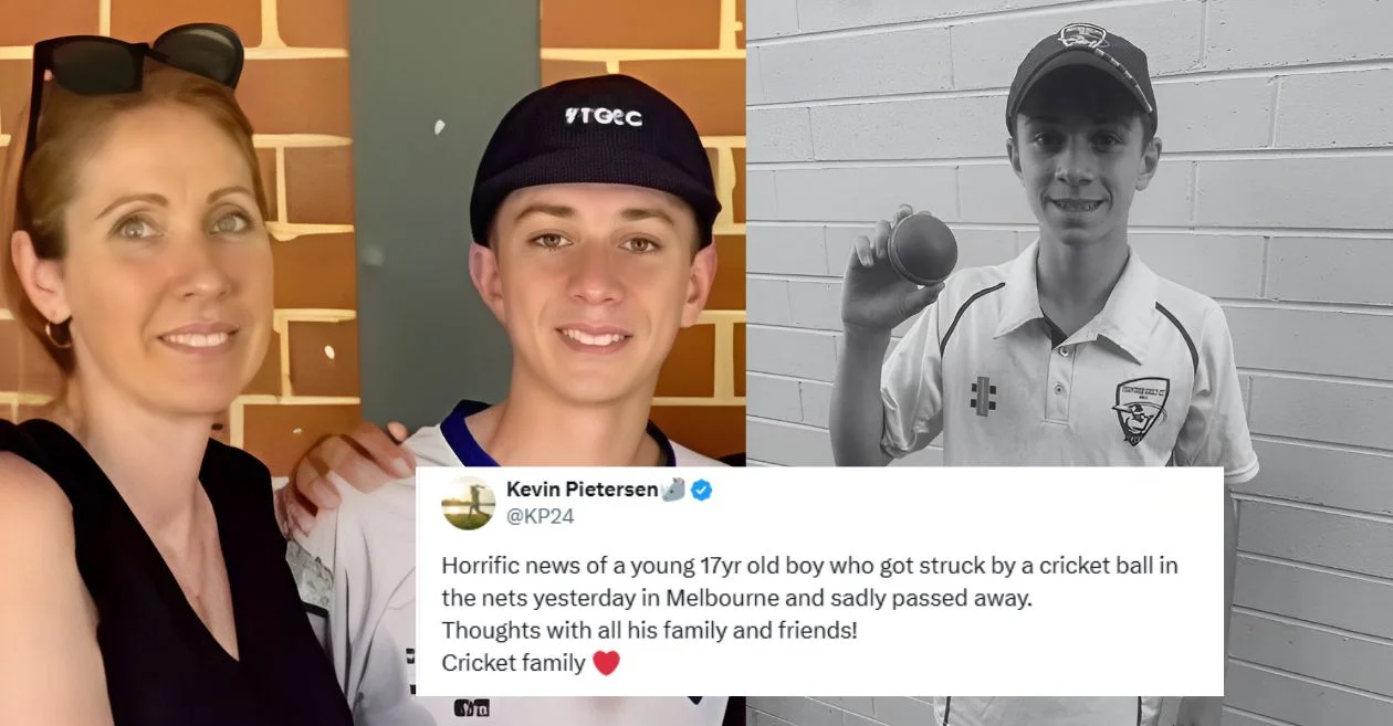 Fans mourn the tragic death of 17-year-old Australian teenager Ben Austin after ball hits him during training