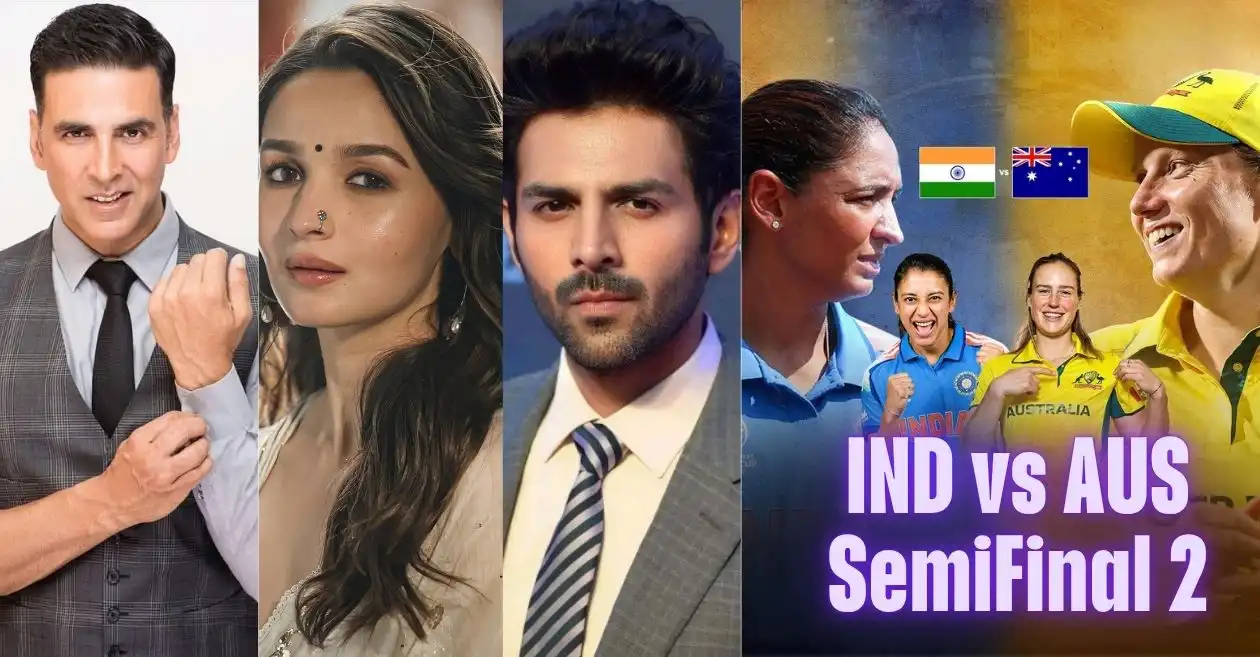 Akshay Kumar, Alia Bhatt, Kartik Aaryan and other Bollywood stars extend best wishes to India for the Women’s World Cup semi-final against Australia