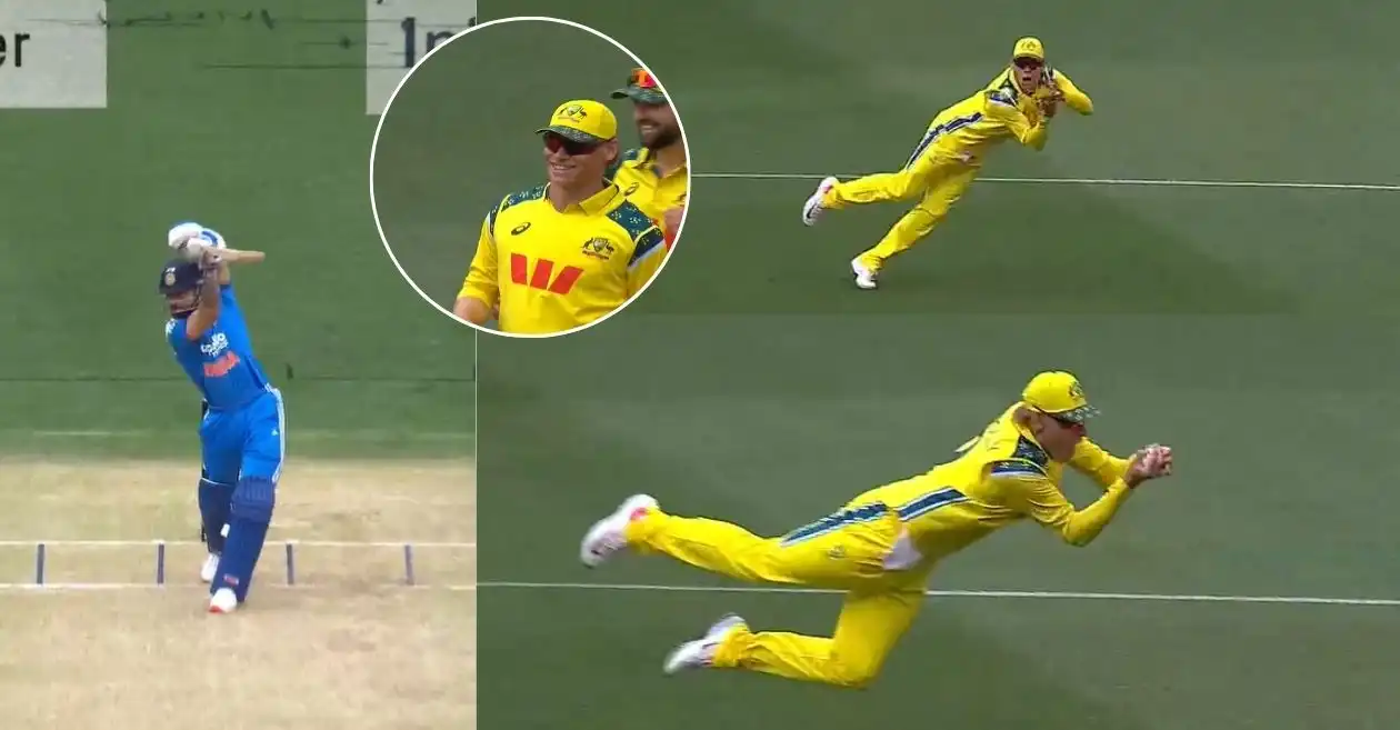 WATCH: Cooper Connolly takes a screamer to dismiss Virat Kohli for a duck in 1st ODI – AUS vs IND