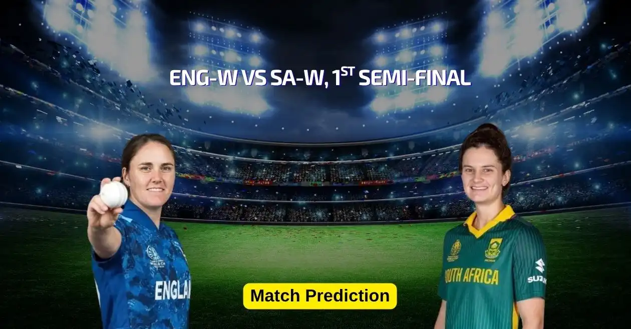 ENG-W vs SA-W, Women’s World Cup 1st Semi-Final Match Prediction: Who will win today’s game between England Women and South Africa Women?