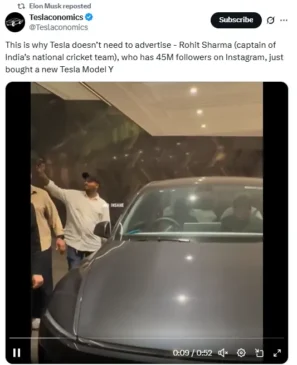 Elon Musk retweet