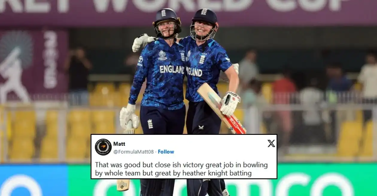 Fans erupt as Heather Knight propels England to hard-fought win over Bangladesh in Women’s World Cup 2025