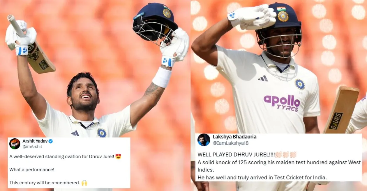 IND vs WI: Fans erupt as Dhruv Jurel smashes maiden century on Day 2 of the first Test