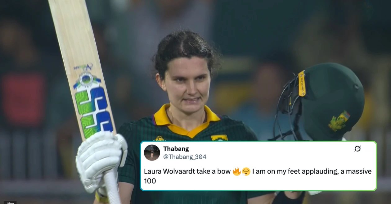 ‘I am on my feet applauding’: Fans erupt as Laura Wolvaardt smashes stunning century against England in Women’s World Cup 2025 semifinal