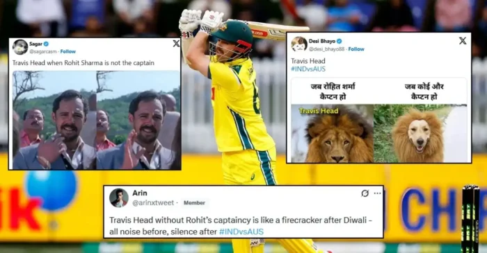 ‘He only performs when Rohit Sharma is captain’: Fans spark meme fest after Travis Head’s dismissal in Perth ODI – AUS vs IND