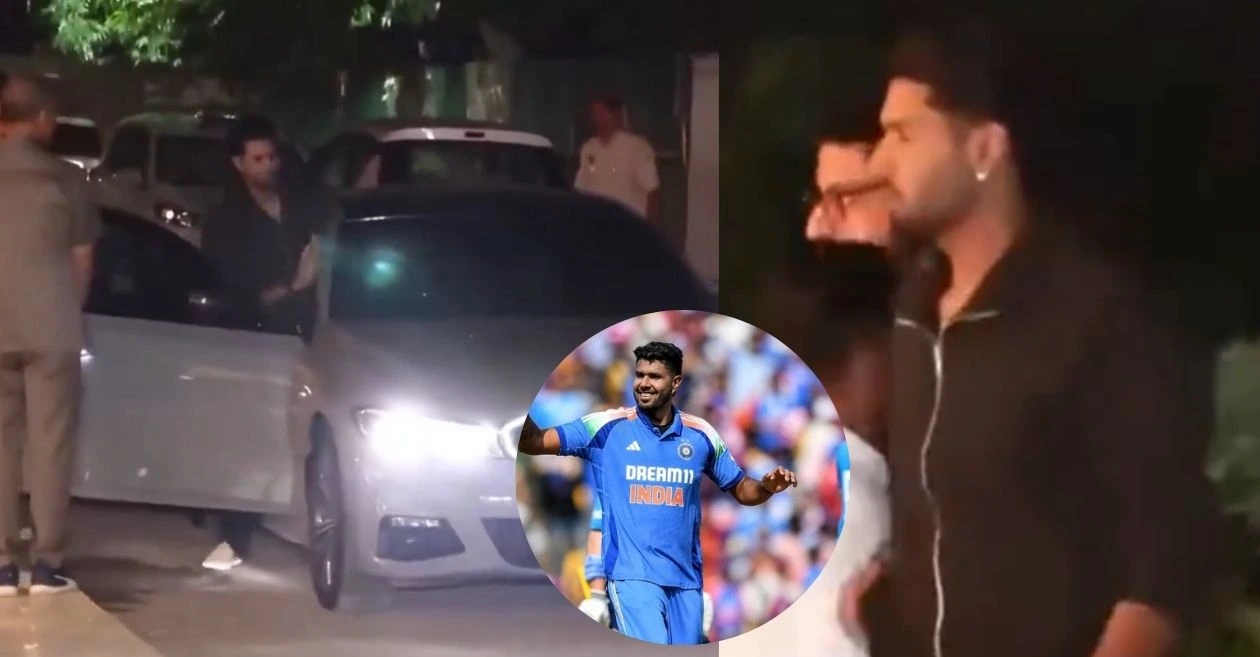 WATCH: Harshit Rana turns heads as he arrives in a luxury ride at Gautam Gambhir’s Delhi home for Team India dinner