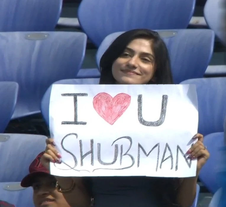 I love u Shubman - fan girl