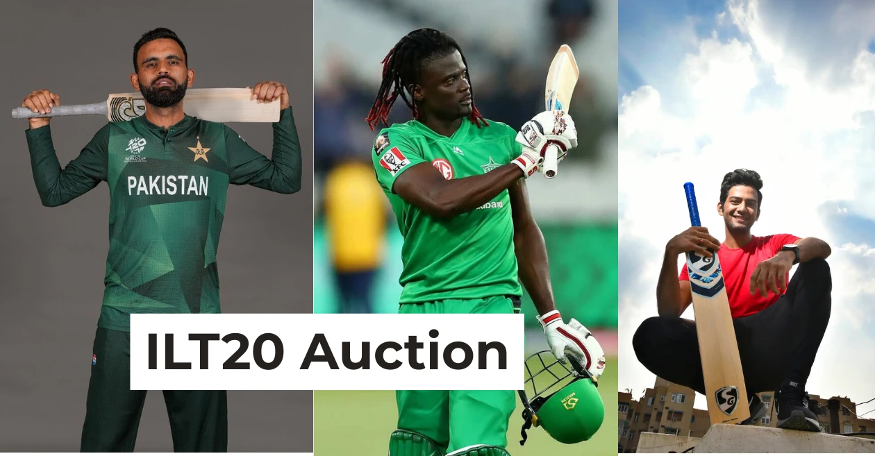 ILT20 auction: Complete list of players sold and their prices
