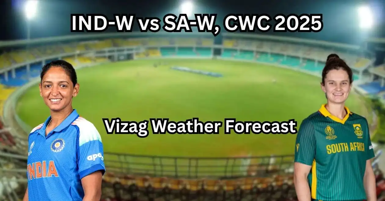 IND-W vs SA-W: Rain to play spoiler in Vizag? Here’s the hourly weather forecast for ICC Women’s World Cup 2025 game