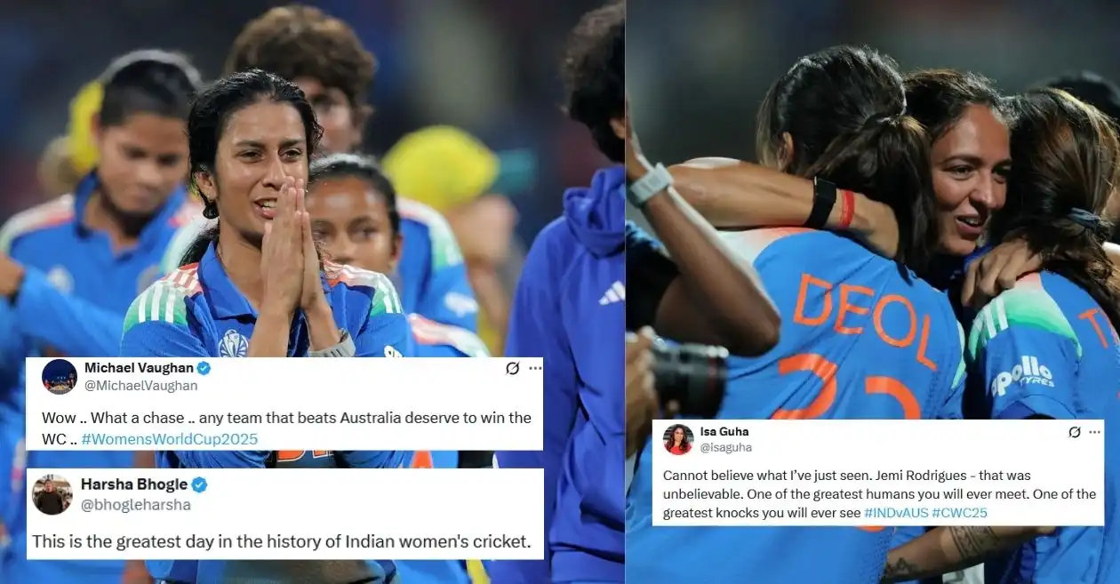 Fans erupt as Jemimah Rodrigues’ sizzling ton guides India to Women’s World Cup 2025 final with thrilling win over Australia