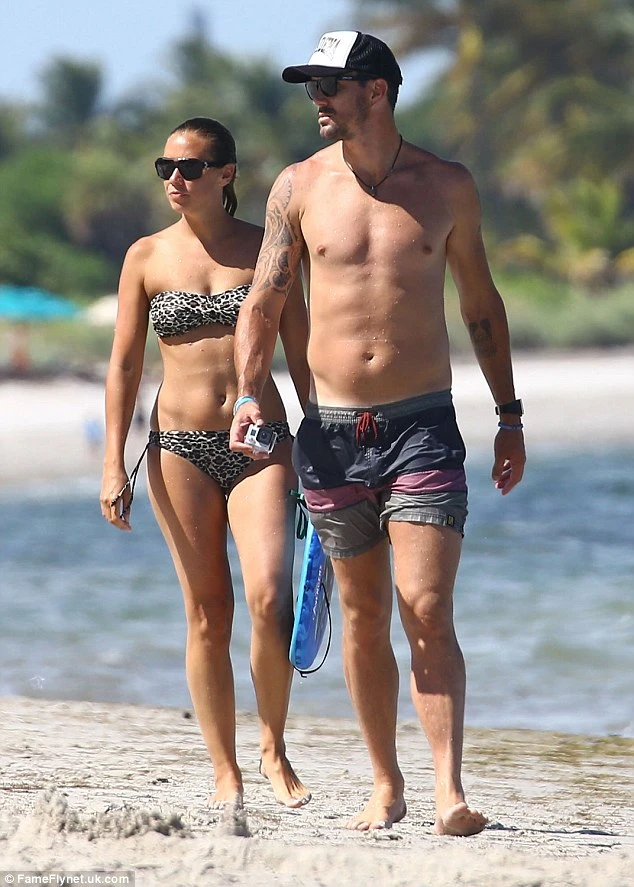 Jessica Taylor with husband Kevin Pietersen
