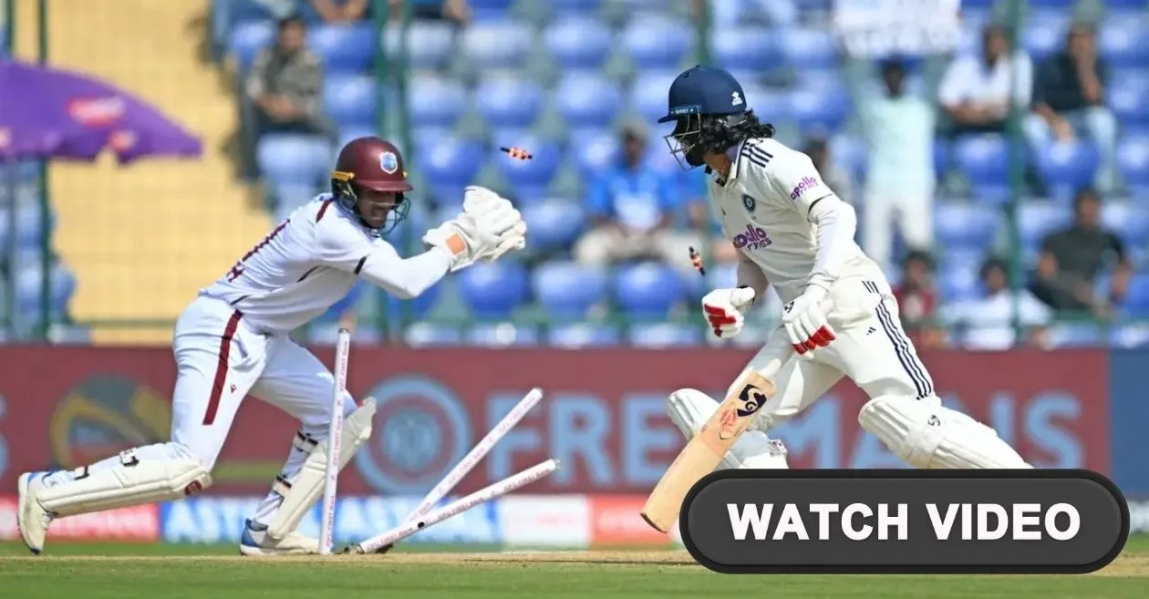 WATCH: Jomel Warrican’s guile beats KL Rahul as India lose key wicket via stumping on Day 1 of the second Test against West Indies