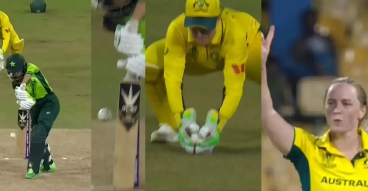 WATCH: Kim Garth bowls a beauty to dismiss Sidra Nawaz in AUS-W vs PAK-W clash at Women’s World Cup 2025