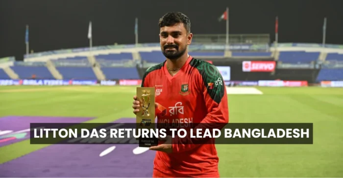 Bangladesh announce T20I squad for West Indies series: Litton Das returns as captain Bangladesh announce T20I squad for West Indies series: Litton Das returns as captain