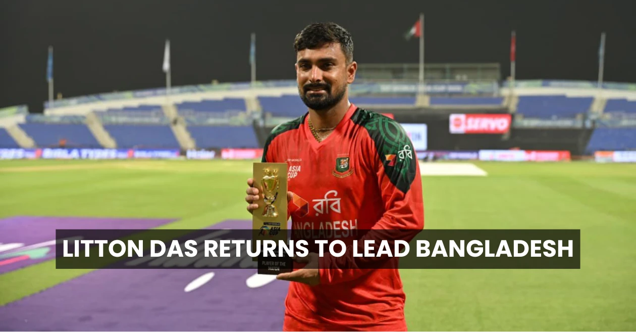 Bangladesh announce T20I squad for West Indies series: Litton Das returns as captain