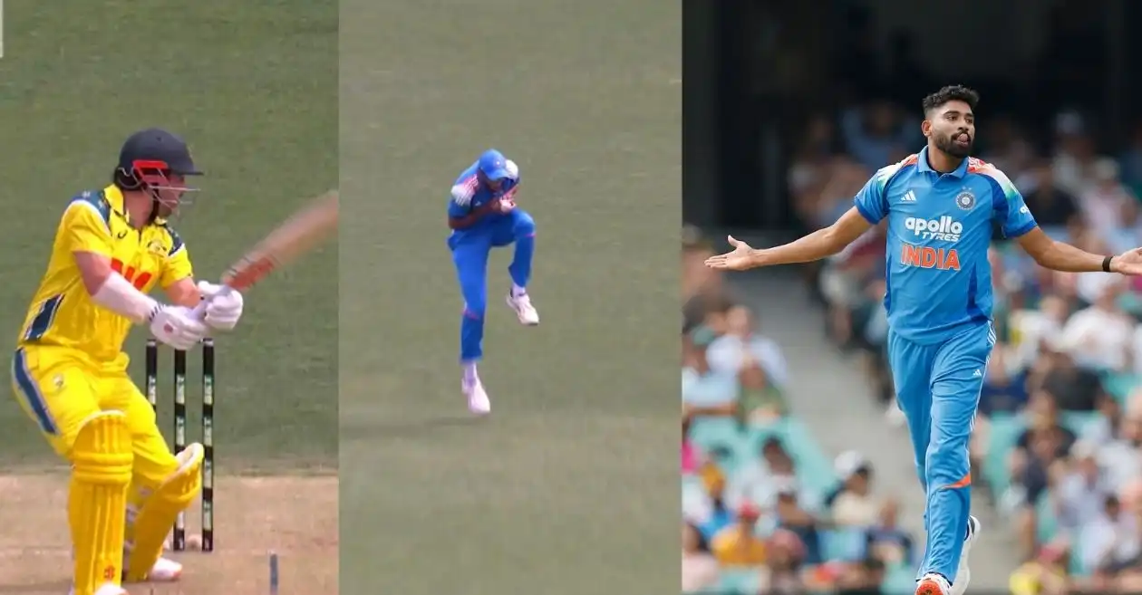 WATCH: Prasidh Krishna takes a sharp catch as Mohammed Siraj removes Travis Head in 3rd ODI – AUS vs IND