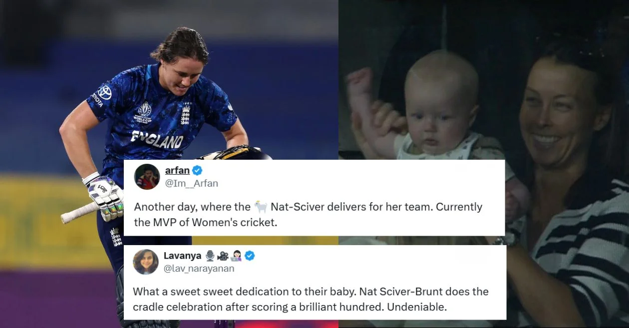 Women’s World Cup 2025: Fans erupt as Nat Sciver-Brunt powers England to 253/9 with her record breaking century against Sri Lanka in Colombo
