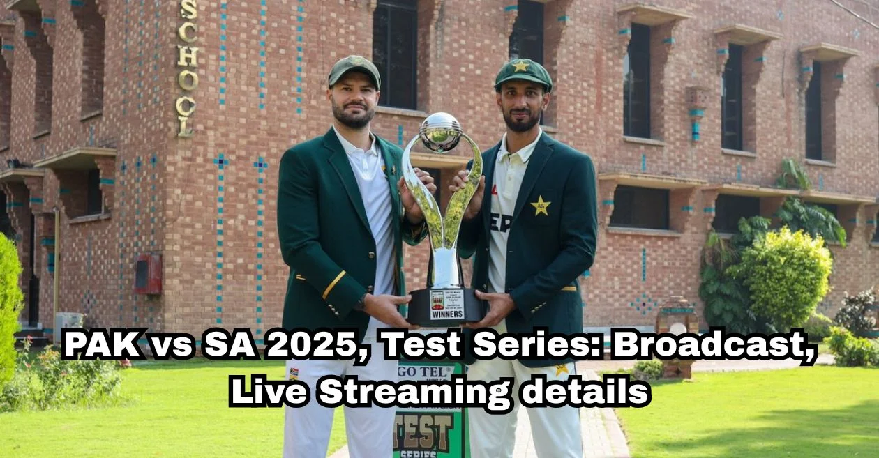 PAK vs SA 2025, Test Series: Broadcast, Live Streaming details – When and where to watch in South Africa, Pakistan, UK, USA & other countries