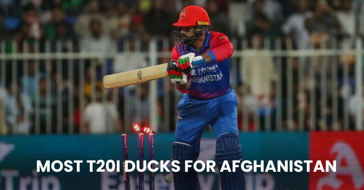 List of players with most T20I ducks for Afghanistan ft. Mohammad Nabi