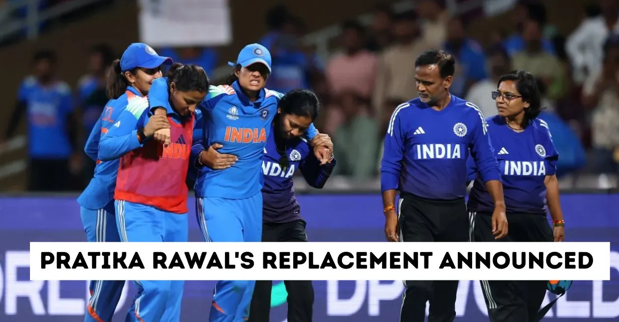 Pratika Rawal’s replacement announced ahead of India’s Women’s World Cup 2025 semifinal clash vs Australia