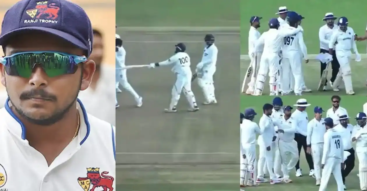 Prithvi Shaw apologises to Musheer Khan after on field altercation