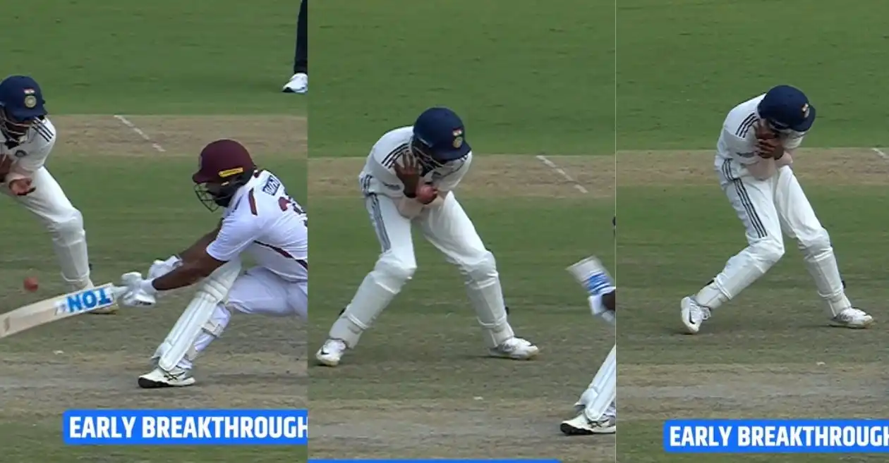 WATCH: Sai Sudharsan grabs a freak catch at slog sweep to dismiss John Campbell on Day 2 of Delhi Test