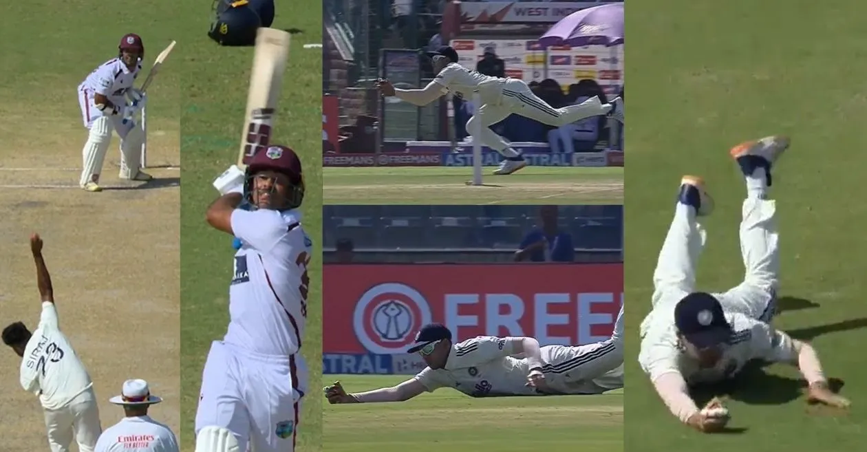 IND vs WI [WATCH]: Shubman Gill takes a sensational catch to dismiss Tagenarine Chanderpaul on Day 3 of the Delhi Test