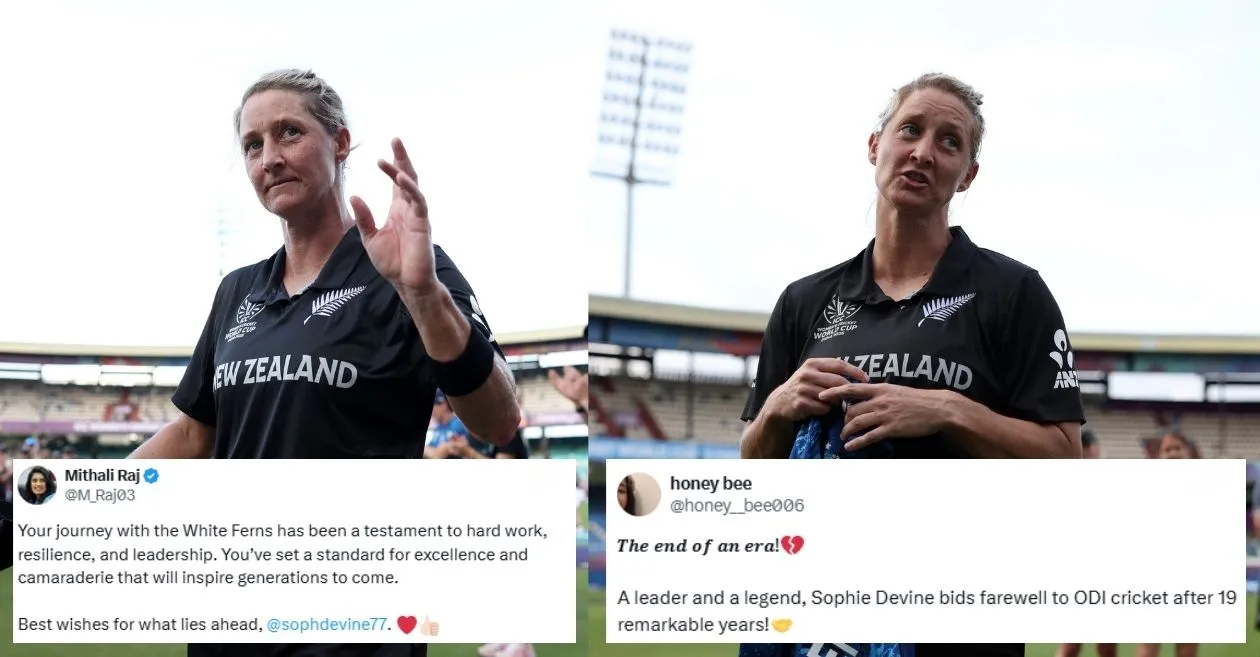 ‘Icon signs off’: Tributes pour in from cricket fraternity and fans as Sophie Devine bows out of ODI cricket