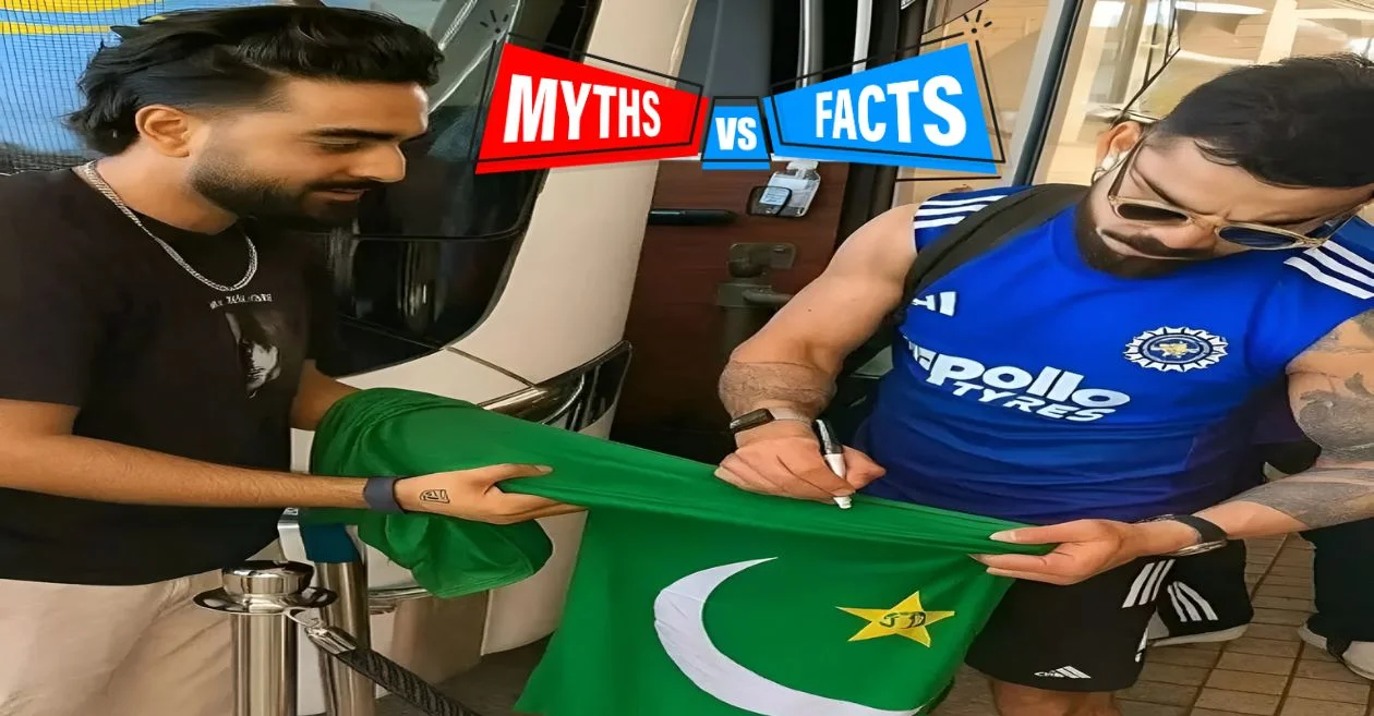 Fact Check: Did Virat Kohli really sign a Pakistan flag? Here’s the truth behind viral photo