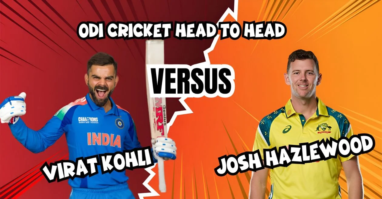 AUS vs IND 2025: Virat Kohli vs Josh Hazlewood – A battle of precision and patience in ODI Cricket