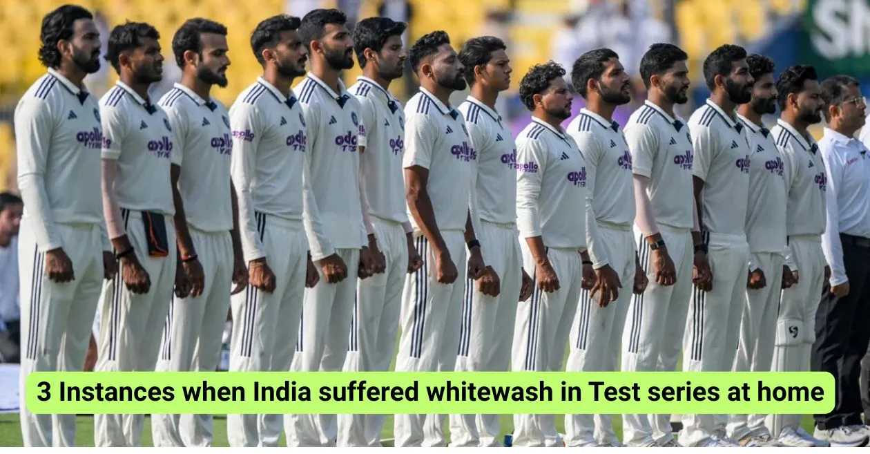 3 Instances when India suffered whitewash in Test series at home