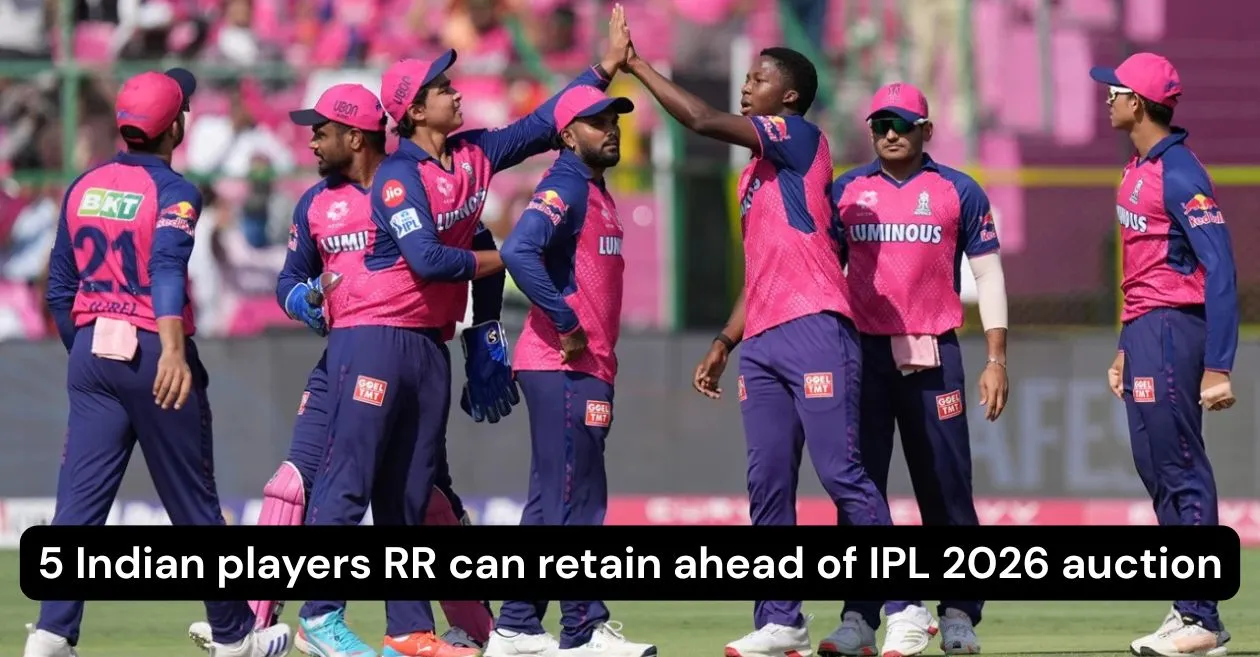 Rajasthan Royals: 5 Indian players RR can retain ahead of IPL 2026 auction