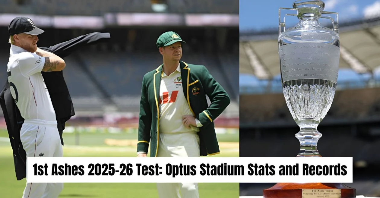 AUS vs ENG, 1st Ashes Test: Optus Stadium Stats and Records | England tour of Australia 2025-26